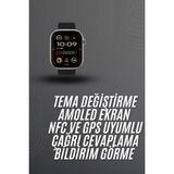 Zero Land Csmo-Tex Hk9 Ultra Akıllı Saat 2.02 Inch Nabız Ölçer Arama Konuşma Müzik - Dijital - Standart