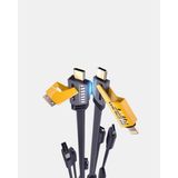 Zero Land Depomix 65W 4’ü 1 Arada Örgülü Hızlı Şarj Kablosu Usb-C Usb-A Çoklu Şarj Dalı