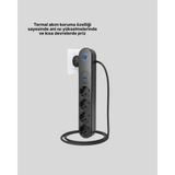 Zero Land Depomix Akıllı Akım Dengelemeli 4’lü Çoklu Priz Type-C ve USB Çıkışlı - Renkli