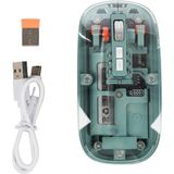 Zero Land Depomix Bluetooth ve 2.4g USB Destekli Pilli Kablosuz Şeffaf Mouse - Renkli