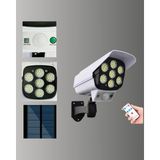 Zero Land Depomix Pvc+Pc Malzemeli, 2'si 1 Arada Güvenlik Lambası – Ayarlanabilir Başlık ve Panel Açısı - Beyaz