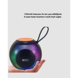 Zero Land Depomix Taşınabilir Bluetooth Hoparlör – Rgb Işıklı, Güçlü Bas ve 8 Saat Pil Ömrü - Renkli