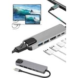 Zero Land Depomix USB Type-C Hub Dönüştürücü Çevirici Çoklayıcı Mac Çevirici 8 Portlu