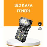 Zero Land Drnds Kamp ve Outdoor Için LED Far 10 Saat Pil Sensörlü Manyetik - Çok Renkli