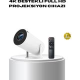 Zero Land Flzdgnkr 4K Destekli Full Hd Projeksiyon – 130 Inç Geniş Ekran, Wifi ve HDMI Bağlantılı - Çok Renkli