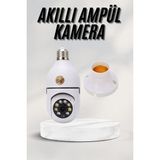 Zero Land Flzdgnkr Akıllı Kamera Wifi Kamera Duylu Ampul Görünümlü 360 Derece Dönebilen Ev Kamerası - Beyaz