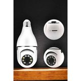 Zero Land Flzdgnkr Ampul Görünümlü Güvenlik Kamerası Duylu Wifi Kamerası Dönebilen