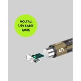 Zero Land Gelalsat 1.5V Aa Şarjlı Lityum Pil | 1000+ Kez Şarj Edilebilir | Hızlı Type-C Şarj (2 Adet) - 1 Adet