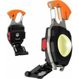 Zero Land Glblseme 7 Modlu Mini LED Lamba Anahtarlık USB Şarjlı Kamp Için Taşınabilir