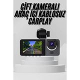 Zero Land Gld-Spt- Yol Kayıt Araç Kamerası Hd Dvr 3 Kameralı 2.0in Ekranlı Ön Iç Arka - Renkli