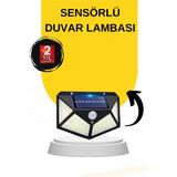 Zero Land Güneş Enerjili Bahçe Lambası 100 Led Bahçe Lambası Bahçe Aydınlatma