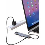 Zero Land Hnrlishp 8 Port Çoklayıcı Macbook ile Uyumlu Çoğcı Type-C Dönüştürücü Tf Sd Kart