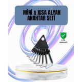 Zero Land Hnrlishp 9 Parça Alyan Anahtar Seti Gen Uçlu Mobilya ve Tamir Için - Renkli