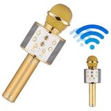Zero Land Hnrlishp Bluetooth Hoparlör USB Aux Sd Kart Kaoroke Mikrofon Uzun Pil Ömrü - Çok Renkli