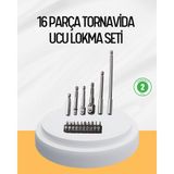 Zero Land Hnrlishp Ergonomik 16 Parça Bits Tornida Uç ve Adaptör Seti