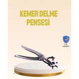 Zero Land Hnrlishp Fesyonel Deri Delme Pensesi Döner Başlıklı Kemer Delici 6 Fonksiyonlu - Çok Renkli