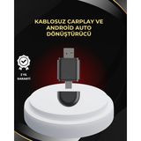 Zero Land Hnrlishp Kablosuz Carplay ve Android Auto Dönüştürücü – Usb-A & Type-C Girişli Akıllı Adaptör - Standart - Renkli