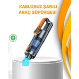 Zero Land Hnrlishp Kompakt Şarjlı El Süpürgesi Kuru ve Sıvı Temizlik 5 Atlı - Güçlü