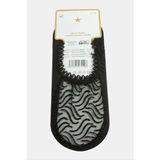 Zero Land Hnrlishp Oval Dantel Babet Çorap-Siyah - 8 - Polyester