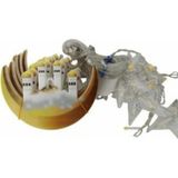 Zero Land Ilkeshop 3 Metre Ramazan LED Saçak Işık Ev Içi Dekoratif Aydınlatma - 6 cm - Çok Renkli