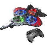 Zero Land Ilkeshop LED Işıklı Oyuncak Drone Fighter Jet Tasarımlı Uzaktan Kumandalı Uçak - Renkli