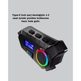 Zero Land Ilkeshop Motosiklet ve Günlük Kullanım Için Bluetooth Hoparlör ve Disk Kilidi Seti - Renkli