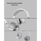 Zero Land Ilkeshop P9 Pro Plus Bluetooth Kulak Üstü Kulaklık –gürültü Engelleme ve 5 Saat Süresi - Şeffaf