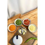 Zero Land Ilkeshop Şarjlı Mini El Rondosu Doğrayıcı Taşınabilir 250 ml Çelik Bıçaklı - Renkli