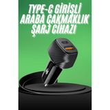 Zero Land Ilkeshop Type-C Girişli Araba Çakmaklık Şarj 38W Oto Çakmaklık - Beyaz