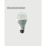 Zero Land Ilkeshop Yüksek Işık Güçlü Şarjlı LED Ampul E27 30W Tasarruflu - 30 - 40 W - Beyaz