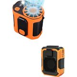 Zero Land Kmrsfres Yüksek Hızlı Mini Klima Fan – 11 M/s Rüzgar Gücü, 100 Hız Ayarı - Şeffaf