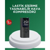 Zero Land Lvsqvr Dijital Lastik Pompası Çok Amaçlı Taşınabilir Kompresör - Çok Renkli