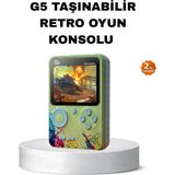 Zero Land Lvsqvr G5 Retro Oyun Konsolu 500 Klasik Oyunlu 3 Inç Hd Ekran ve Tv Bağlantılı