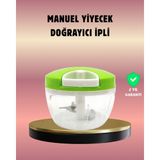Zero Land Lvsqvr Manuel Mutfak Doğrayıcısı Kolay Temizlenebilir - Renkli
