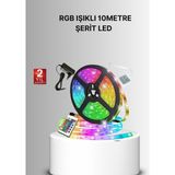 Zero Land Lvsqvr Uzaktan Kumandalı Rgb Smart Şerit LED Işık Esnek ve Taşınabilir Dekorasyon - Renkli