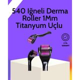 Zero Land Mtxdpn Evde Güvenli Kullanım Için Titanyum Derma Roller – Siyah Saplı