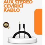 Zero Land Mtxdpn Lightning Girişli Cihazlar Için 3.5mm Aux Ses Kablo Dönüştürücü 1m