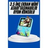 Zero Land Muratech Çocuklara Özel 4K Hd Retro Oyun Konsol El Atari Taşınabilir 500 Oyunlu