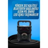 Zero Land Muratech Işıklı Bluetooth Hoparlör Ses Bombası Taşınabilir Yüksek Ses Kaliteli Radyo Özelliği - Renkli