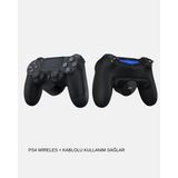 Zero Land Novapazr Bluetooth Oyun Kolu – Titreşimli, Ps4, Steam, Pc, Mobil ve Tablet Uyumlu - Siyah