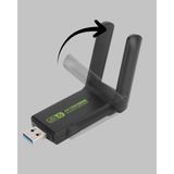 Zero Land Novapazr Ultratekno Dual Band Wifi Adaptör – 1200 Mbps, USB 3.0, Çift Antenli, Geniş Kapsama Alanı ve Yüksek Hız