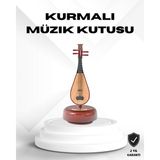 Zero Land Nrzsnt Figürlü Müzik Kutusu Zarif Melodili Dekoratif Model - Ahşap