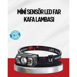 Zero Land Nrzsnt Sensörlü LED Kafa Lambası Kırmızı Beyaz Işık Ayarlanabilir - 10 W