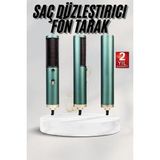 Zero Land Semeglbl Fön Tarak Saç Düzleştirici Saç Kurutma Makinesi Sıcak Ha Fırçası - Renkli