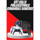 Zero Land Semeglbl Retro Video Oyunu Konsolu Android Tv El Oyun Konsolu Wifi Taşınabilir Projeksiyon - Çok Renkli