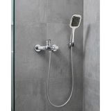 Zero Land Semeglbl Siyah Duş Seti El Duşu Başlığı Spiral Hortum Dalı Banyo Duş Aksesuarı