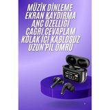 Zero Land Semeglbl Yeni Nesil Anc Özellikli Ç Cevaplayan Dokunmatik Ekranlı Bluetooth Kulaklık Siyah