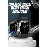 Zero Land Sepetim Yeni Model Akıllı Saat Dokunmatik Ekran Uni Amoled Ekran 44 mm - Büyük - Renkli