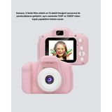 Zero Land Shophnrl Çocuklar Için Mini Fotoğraf Makinesi 8mp 1080P Video ve Darbeye Dalı - Beyaz