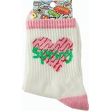Zero Land Spt-Gld Kalp Kolej Çorap 8X28 Pembe - Polyester